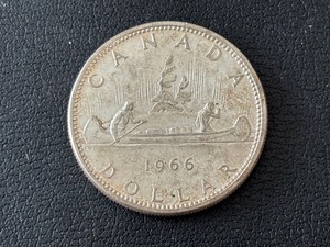 1966 Canadian Silver Dollar