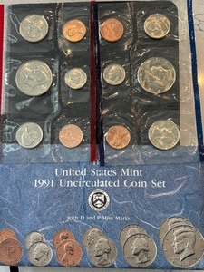 1991 P&D Mint Sets