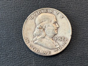 1958-D Franklin Half Dollar