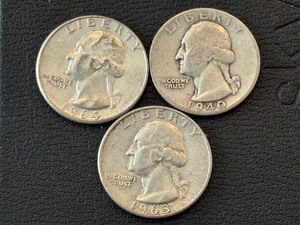 Silver Washington Quarters