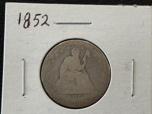 1852 Liberty Seated Quarter