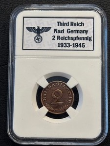1940 2 Reichspfennig Bronze