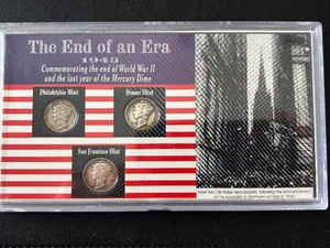 1945 Mercury Dime Set