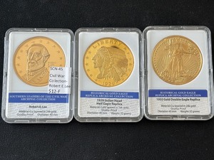 Gold Layered Replica Coins
