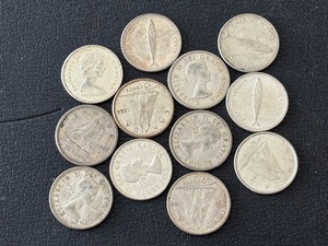 Silver Canadian Dimes