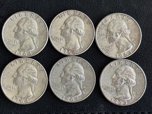 Silver Washington Quarters