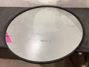 lot 624 image: 3 Black Round Mirror