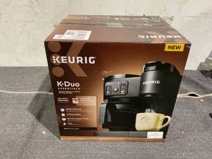 lot 103 image: Keurig K Duo Essentials Single Serve Coffee Brewer, Black