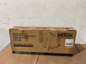 lot 241 image: M8TRX Blue 12V Electric Scooter for Kids Ages 6-12, Powered E-Scooter with Speeds of 8 MPH