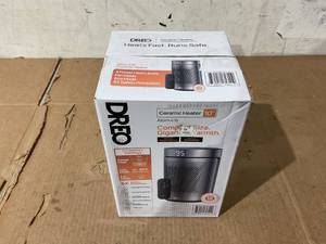 lot 245 image: DREO 10 Portable Space Heater with Remote, PTC Ceramic Electric Heater with Thermostat, 12h Timer