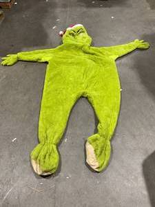 lot 361 image: The Grinch Who Stole Christmas, The Grinch Deluxe Furry Costume, Plush, 84 Tall, One Size Fits Most