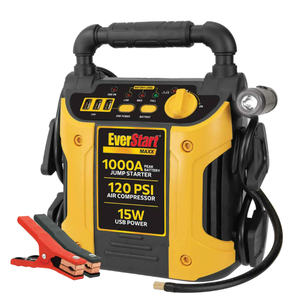 lot 120 image: EverStart Maxx 1000 Amp Jump Starter & Air Compressor