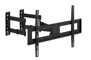 lot 124 image: Onn. Corner Full Motion TV Mount for 37-70 TVs