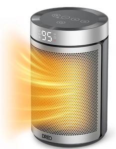 lot 251 image: Dreo Space Heaters for Inside, Portable Electric Heater for Home with Thermostat, 1-12H Timer, Eco Mode and Fan Mode