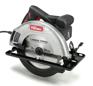 lot 378 image: Hyper Tough 12 Amp Corded 7-14 Circular Saw with Steel Plate Shoe