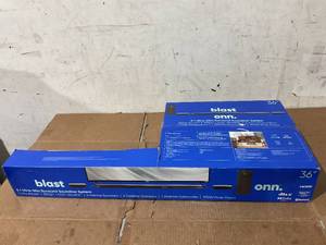 lot 250 image: Onn. 5.1 Ultra-Slim Surround Soundbar System with Dolby Atmos, Wireless Subwoofer and Wireless Satellite Speakers