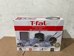 lot 254 image: 22PCS T-fal Kitchen Solutions, Non-Stick Pots and Pans Cookware Set