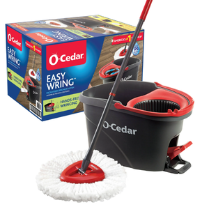 lot 388 image: LOT OF 2 O-Cedar EasyWring Spin Mop & Bucket System