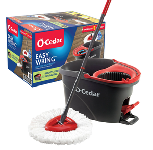 lot 389 image: O-Cedar EasyWring Spin Mop & Bucket System