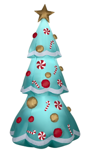lot 399 image: Christmas Airblown Inflatables Yard Decoration Christmas Tree, 10 ft