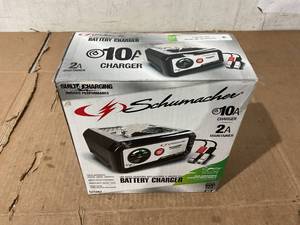 lot 277 image: Schumacher SC1282 10-Amp 12V Fully Automatic Battery Charger and Maintainer