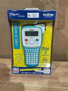lot 397 image: Brother P-Touch PT-H103W Handheld Personal Label Maker