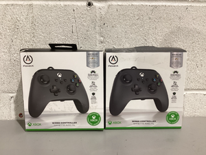 lot 498 image: LOT OF 2 PowerA Wired Controller for Xbox Series XS