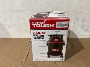 lot 302 image: Hyper Tough 3 Gallon Wet Dry Vacuum