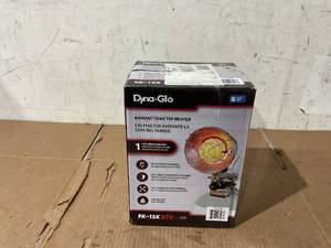 lot 308 image: Dyna-Glo Delux TT15CDGP Propane Powered 15,000-BTU Single Burner Tank Top Radiant Heater