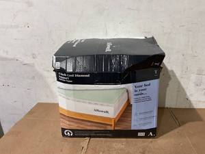 lot 310 image: Twin Size Allswell 4 Memory Foam Mattress Topper Infused with Cooling Diamond Gel