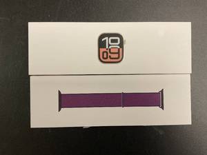 lot 24 image: Apple Watch Series 10 GPS 42mm Rose Gold Aluminum Case MWWK3LWA