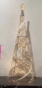 lot 510 image: Gerson International Battery Operated Lighted Nesting Holiday Cone Trees
