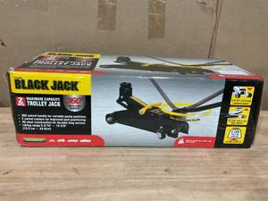 lot 434 image: Black Jack - 3 Ton SUV Jack with SUV Adapter Saddle, Black, T83006W