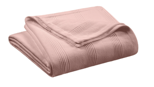 lot 146 image: FullQueen Vellux 100% Cotton Queen Blanket - All-Season, Soft, Cozy & Breathable
