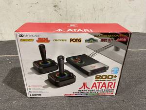 lot 90 image: GameStation Pro Atari Retro Video Game System, 200 Games