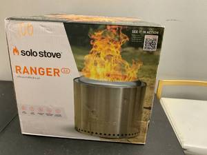 lot 62 image: Solo Stove Ranger 2.0, Smokeless Fire Pit.