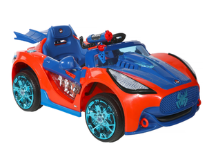 lot 452 image: 6V Spider-Man Super Car, Battery Powered Ride-on with Lights and Sounds, by Dynacraft