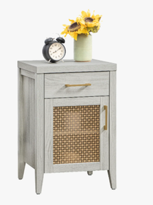 lot 66 image: Sicotas Andy Nightstand with Golden Mesh Door