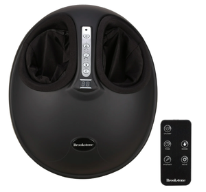 lot 76 image: Brookstone Foot Massager, 360-Degree Air Compression, Compact and Portable