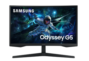 lot 78 image: SAMSUNG 27 Odyssey G55C QHD 165Hz 1ms(MPRT) Curved Gaming Monitor