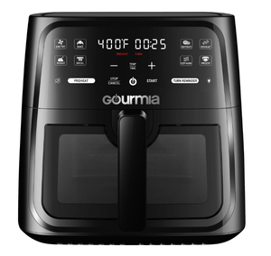 lot 83 image: Gourmia 8-Quart Digital Window Air Fryer, with 8 One-Touch Functions