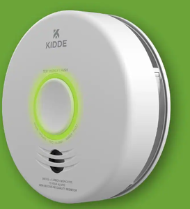 lot 172 image: Kidde Smart Hardwired Smoke and Carbon Monoxide Detector, Indoor Air Quality Monitor & 10-Year Backup Battery