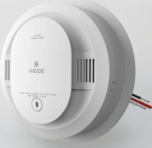 lot 184 image: LOT OF 3 Kidde Hardwired Photoelectric Smoke Detector Alarm