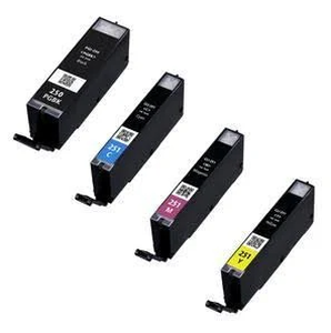 lot 187 image: 4PCS Canon - 250251 Standard Capacity Ink Cartridges  Photo Paper
