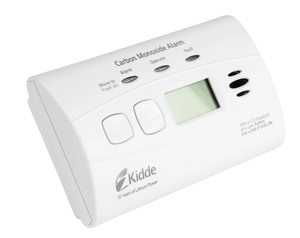 lot 191 image: LOT OF 3 Kidde C3010D Carbon Monoxide Detector with Digital Display and 10-Year Worry-Free Lithium Battery