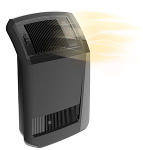 lot 198 image: Lasko 1500W Cyclonic Ceramic Console Electric Space Heater with Timer