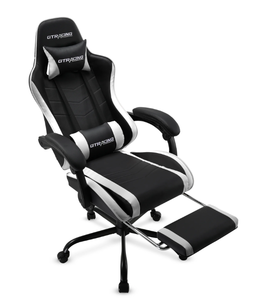 lot 535 image: GTRACING GTWD-200 Ergonomic Gaming Chair with Adjustable Pillows and Footrest