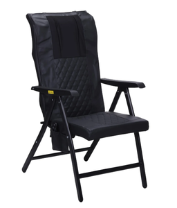 lot 658 image: Brookstone Shiatsu and Dual Heating Folding Massage Chair, High Quality Material, Gift for Adults
