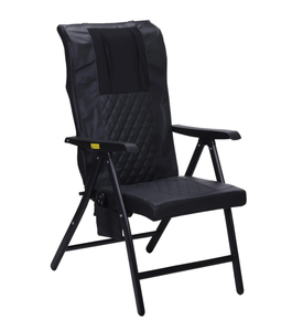 lot 659 image: Brookstone Shiatsu and Dual Heating Folding Massage Chair, High Quality Material, Gift for Adults