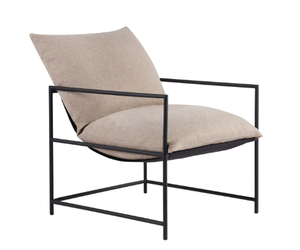 lot 662 image: Mainstays Metal Framed Sling Accent Chair